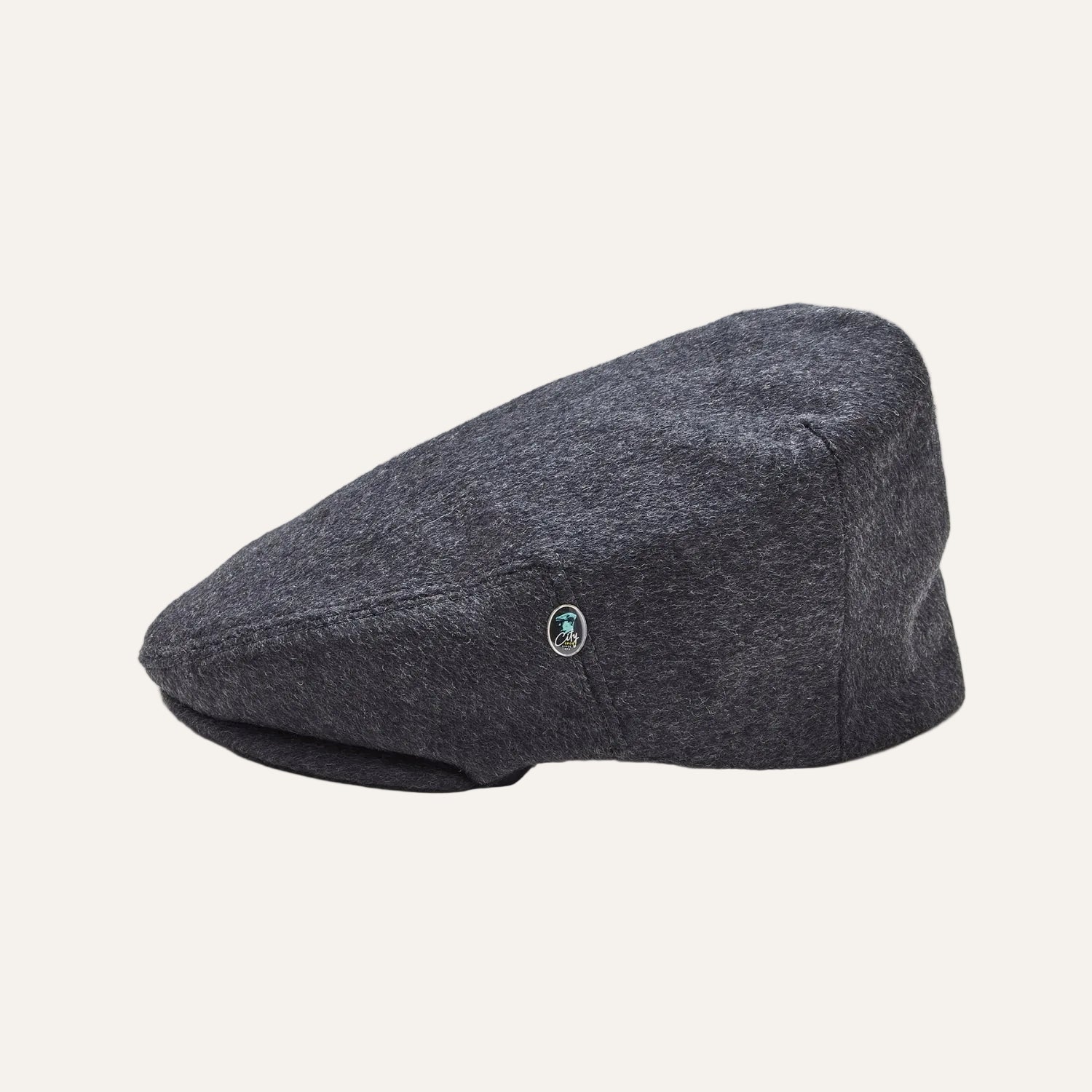 City Sport - Cool Comfort - Loden Wool Flat Cap - Charcoal Grey 1541