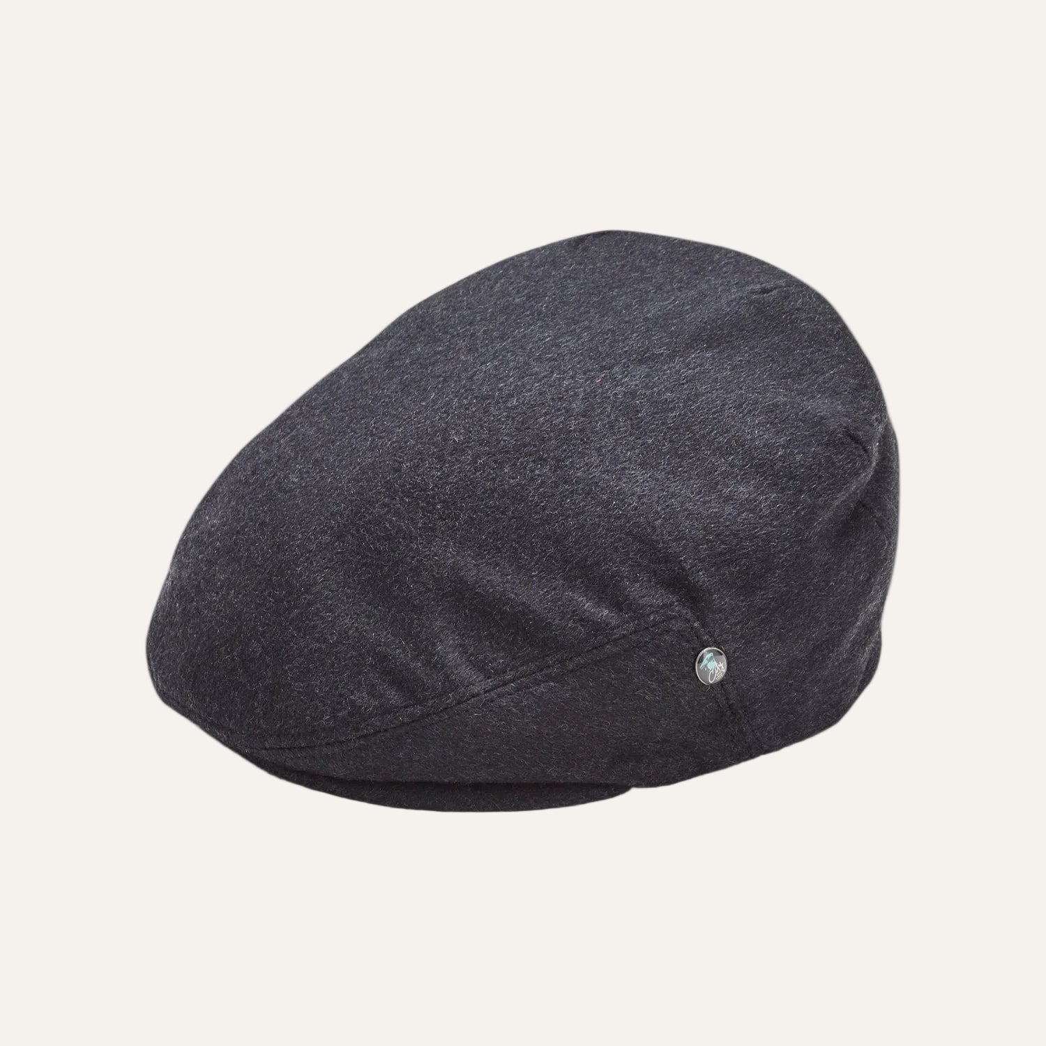 Grey Cashmere Flat Cap by CitySport