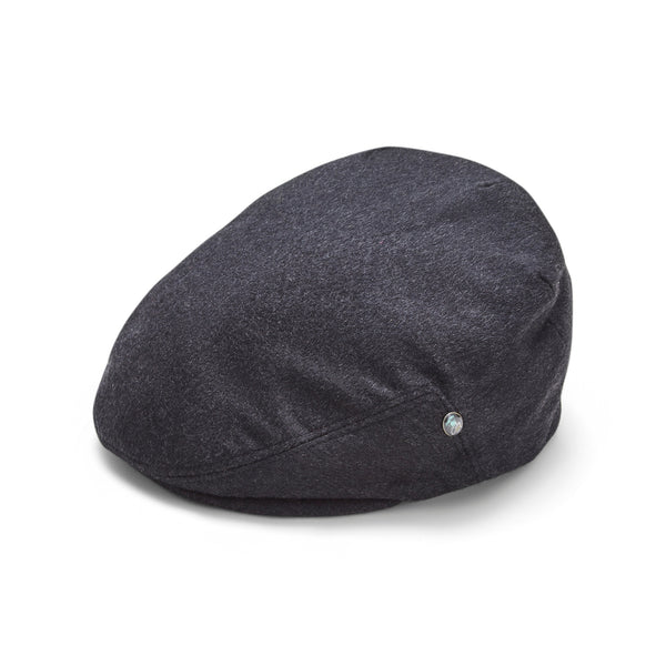 Grey Cashmere Flat Cap by CitySport