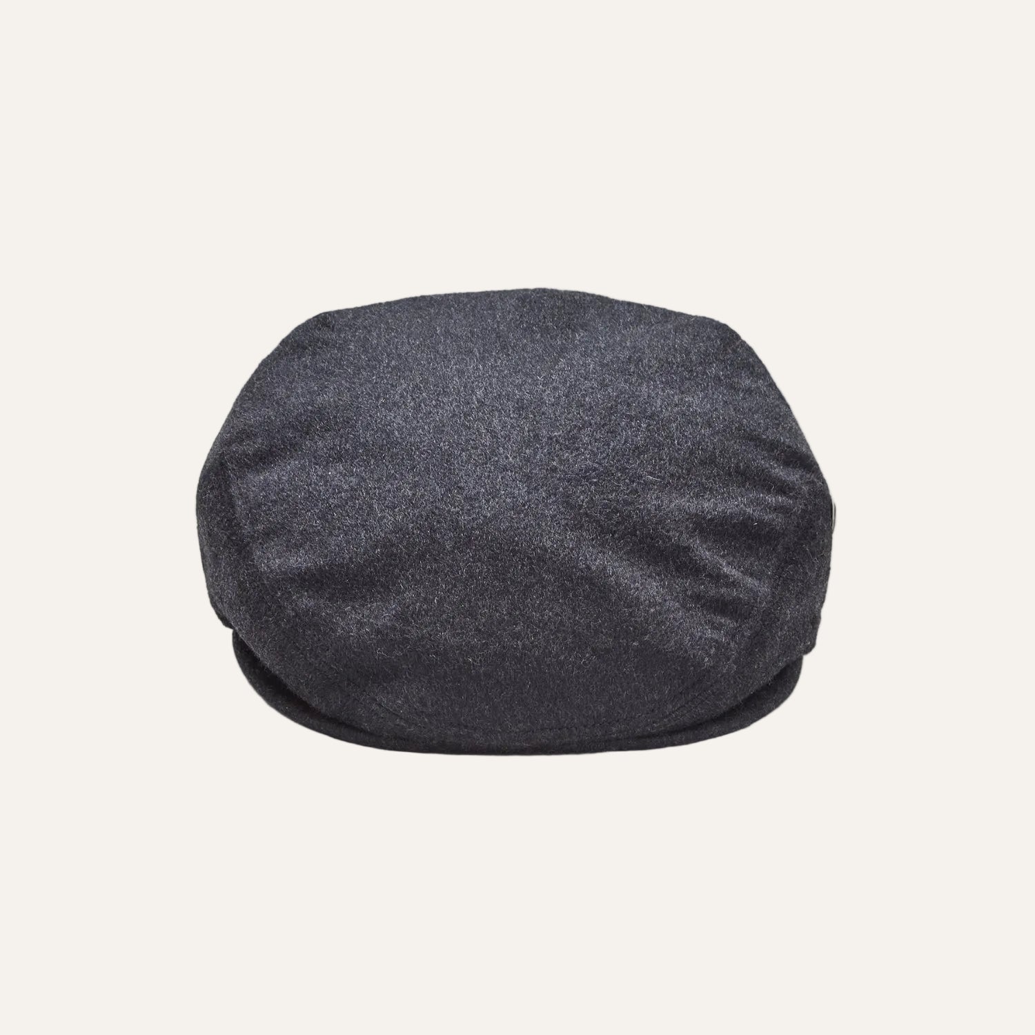 Grey Cashmere Flat Cap by CitySport Front View