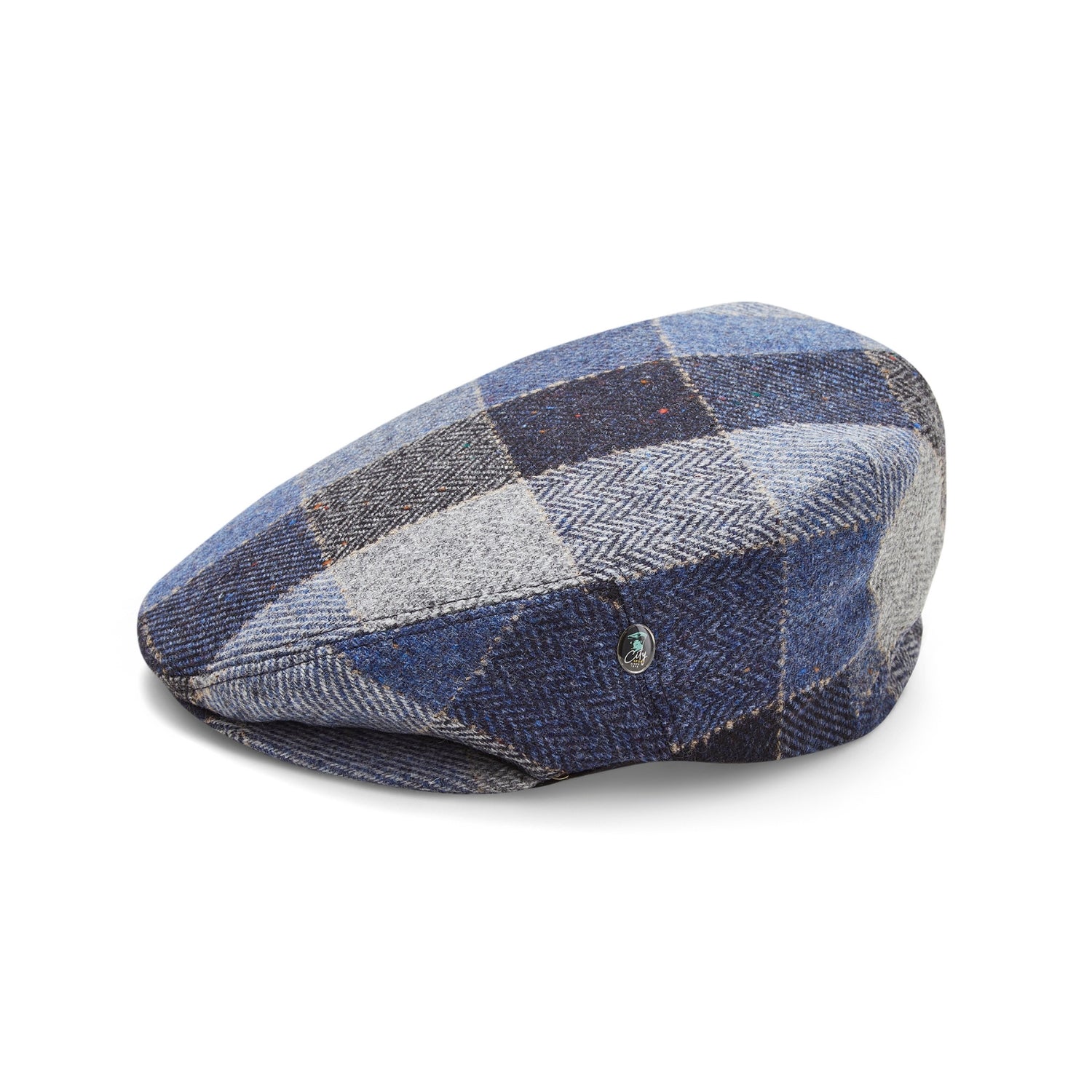 Cool Comfort | Blue Checked Flat Cap | City Sport
