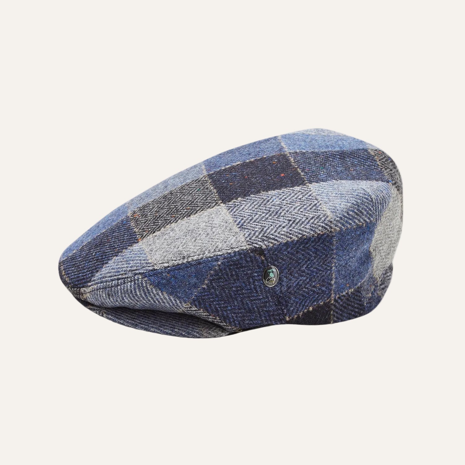 Cool Comfort | Blue Checked Flat Cap | City Sport