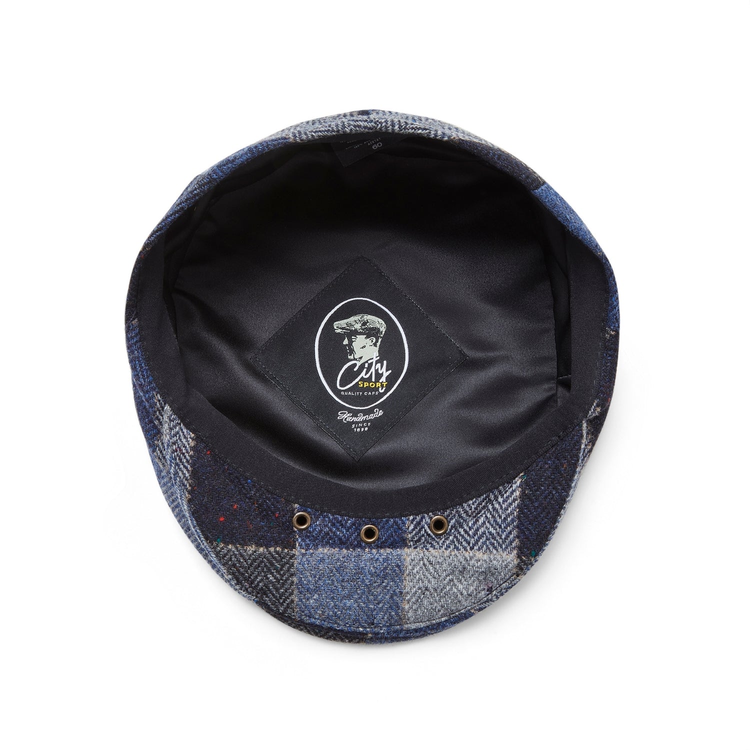 Cool Comfort | Blue Checked Flat Cap | City Sport
