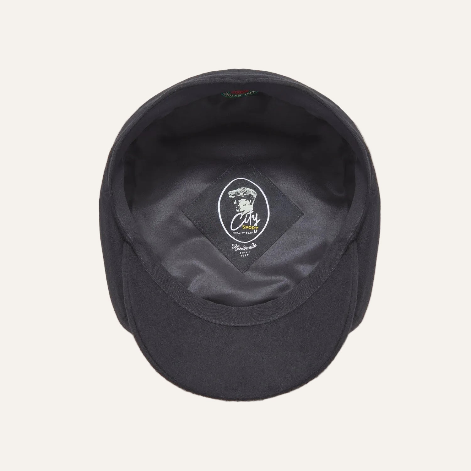 Black Flat Cap Peaky Blinders Style by City Sport