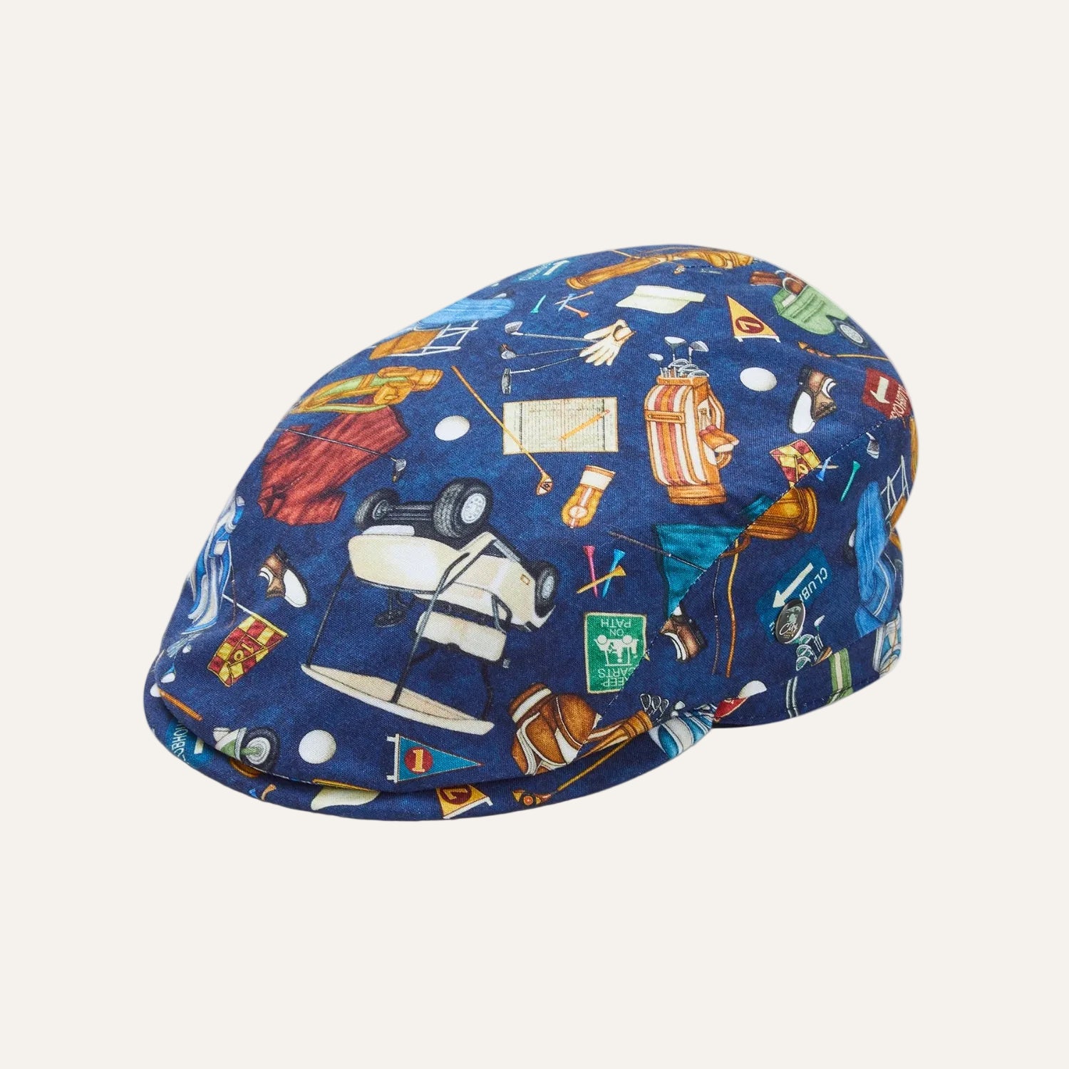 Golf Themed Summer Flat Cap | City Sport