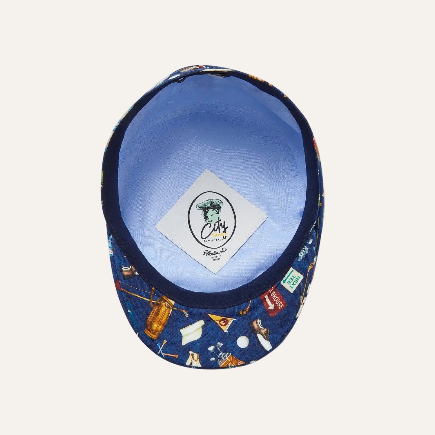 Golf Themed Summer Flat Cap | City Sport