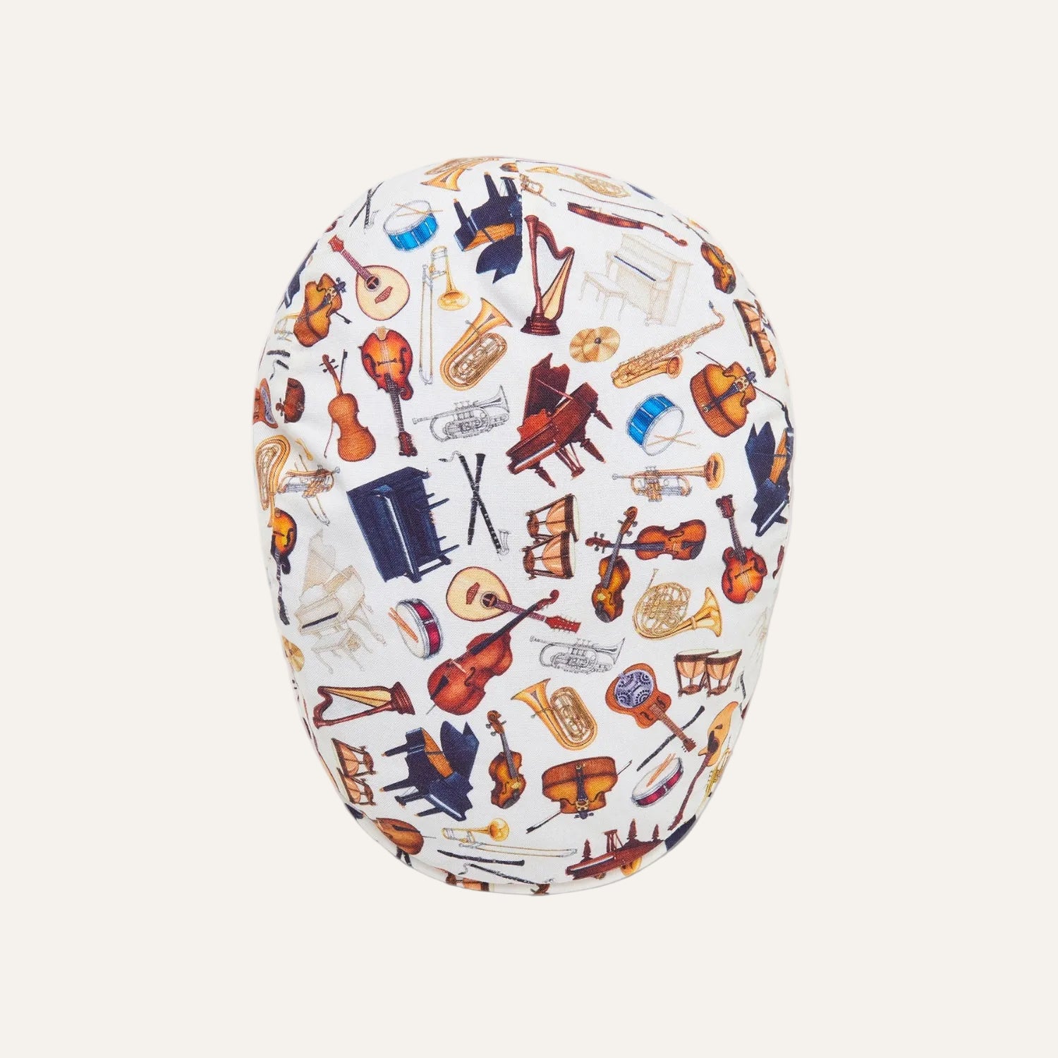 Top View | Musical Summer Flat Cap UK | The Cashmere Choice