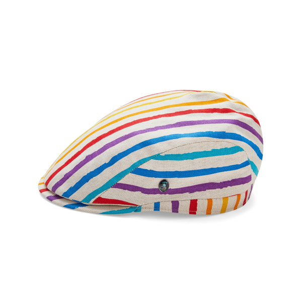 Side View | Rainbow Caps | Summer Cap | Golf Cap | The Cashmere Choice