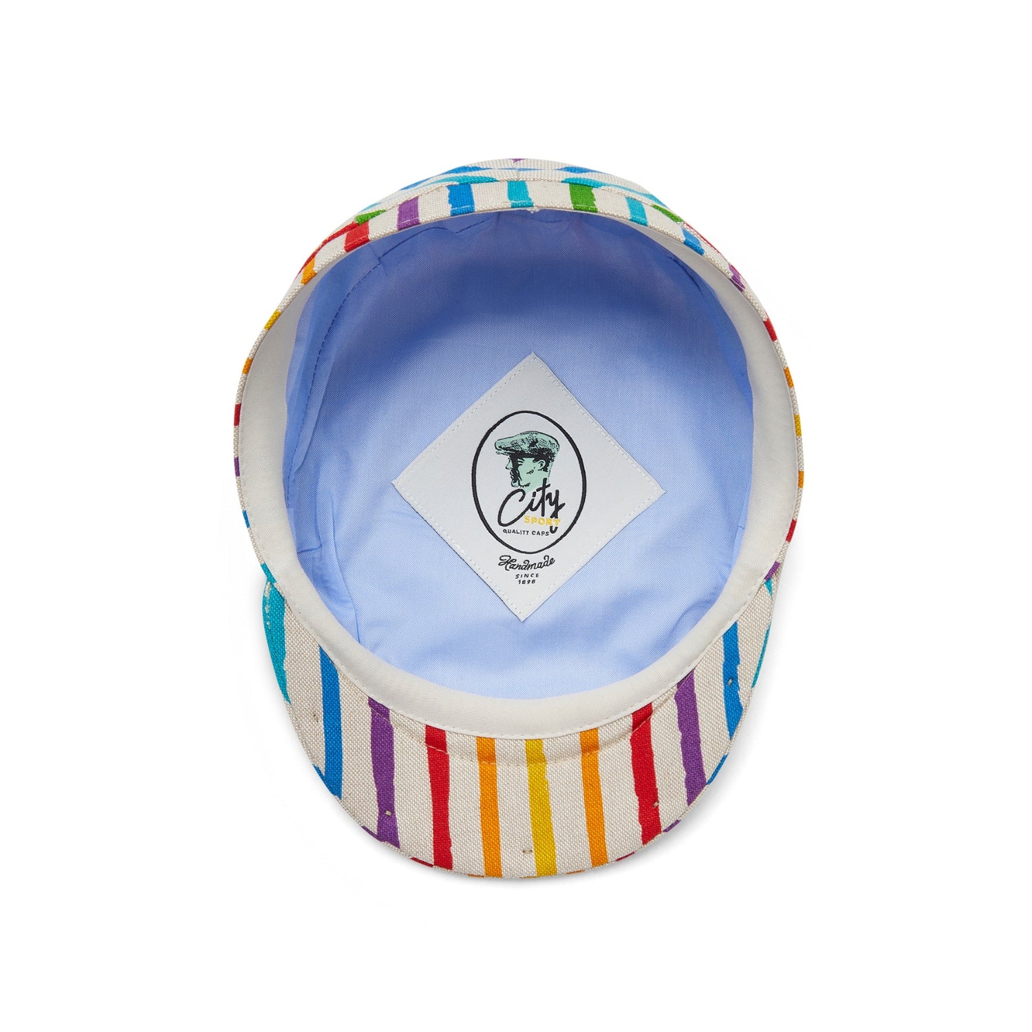 Inside View | Rainbow Caps | Summer Cap | Golf Cap | The Cashmere Choice