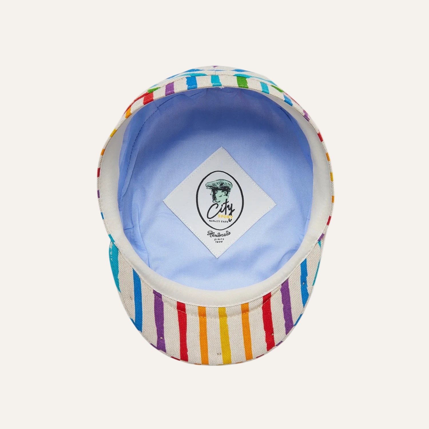 Inside View | Rainbow Caps | Summer Cap | Golf Cap | The Cashmere Choice