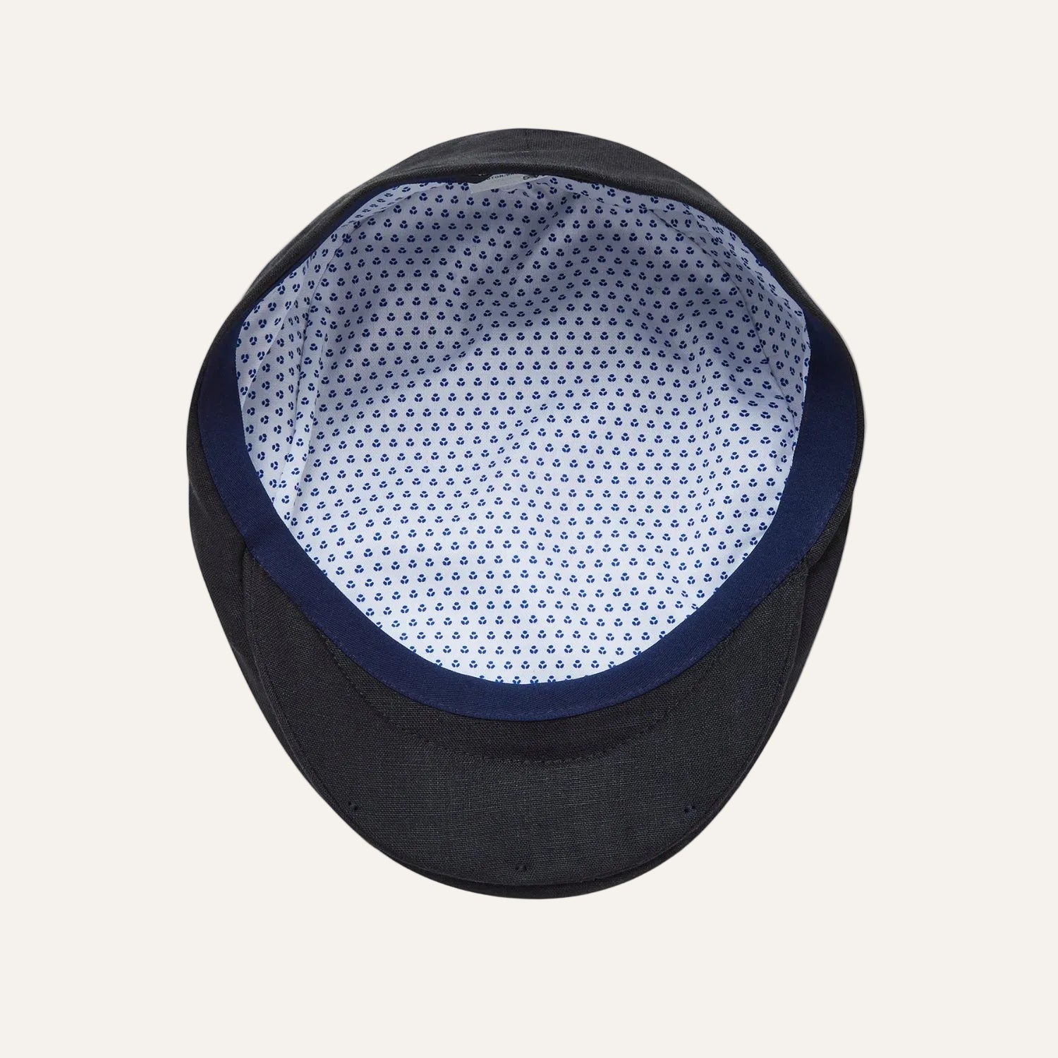 Mens Summer Cap | Linen | Black | City Sport