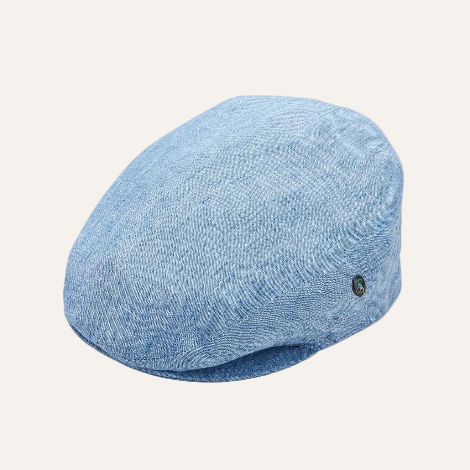 Mens Summer Cap | Linen | Blue | City Sport