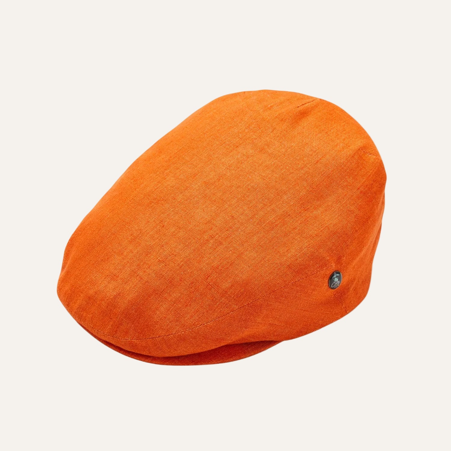 Linen Sun Hat | Orange | The Cashmere Choice