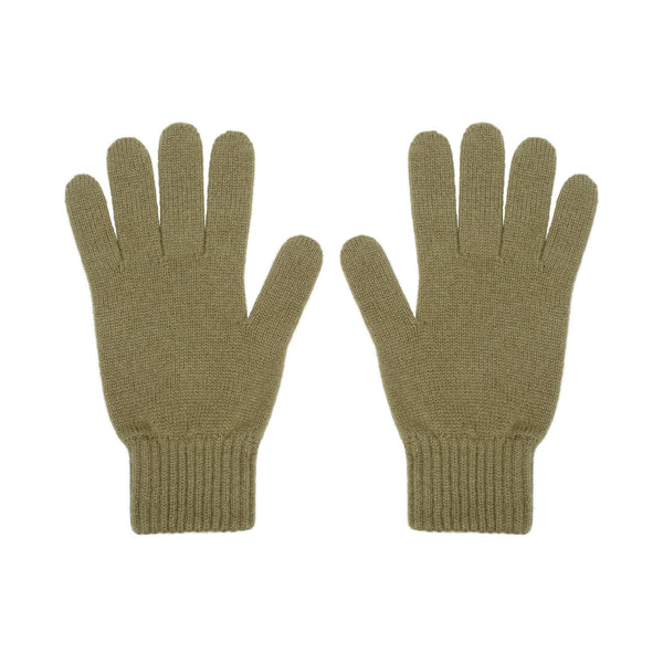 Johnstons Cashmere | Kelp Green Cashmere Gloves | Made in Scotland | shop at The Cashmere Choice | London