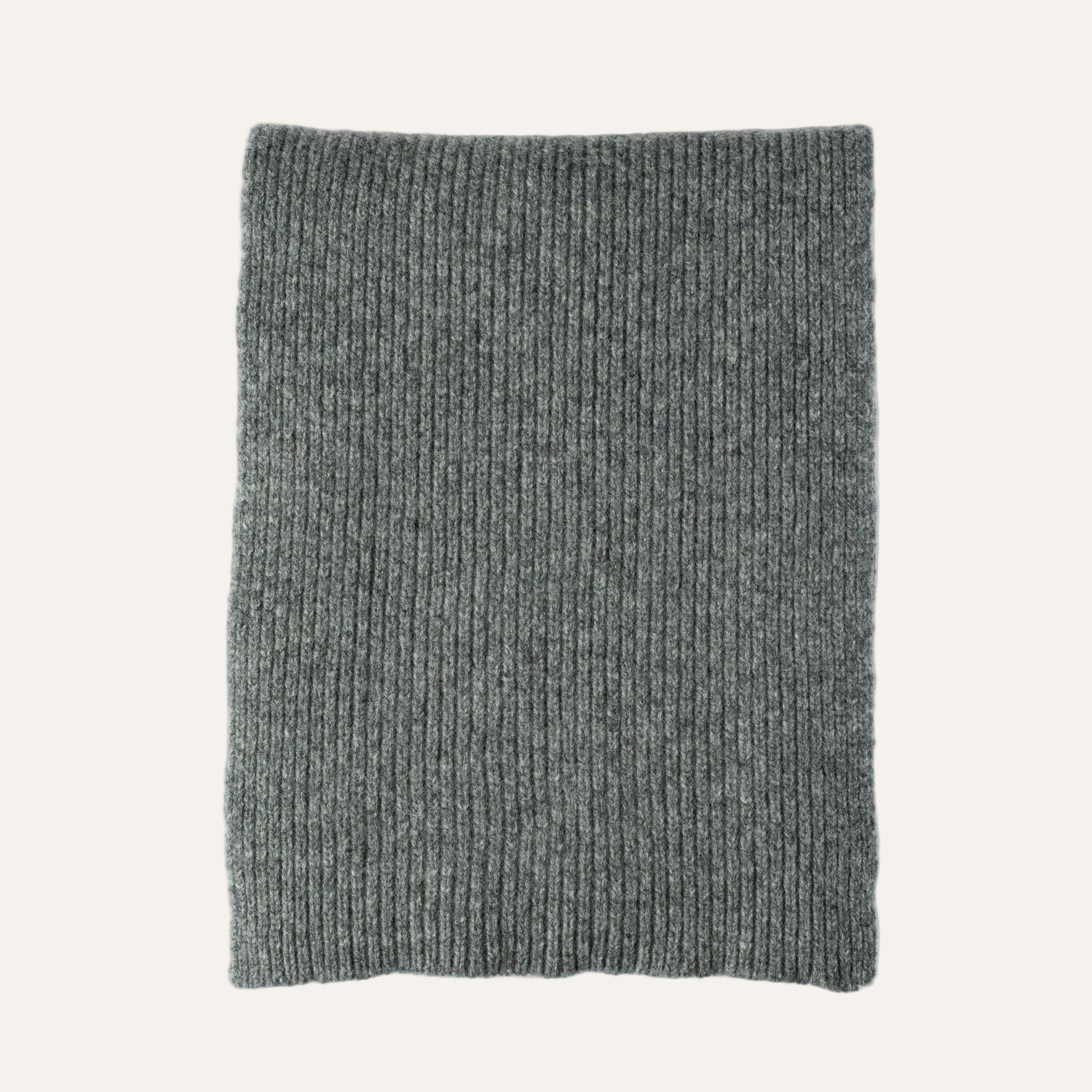 Grey Lambswool Hat and Scarf Set | Clyde