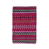 Christmas scarf - Pink patterned Ladies Scarf - Pure Lambswool