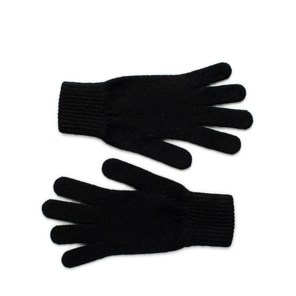Ladies Lambswool Gloves in Black