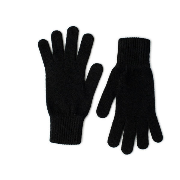 Ladies Lambswool Gloves in Black