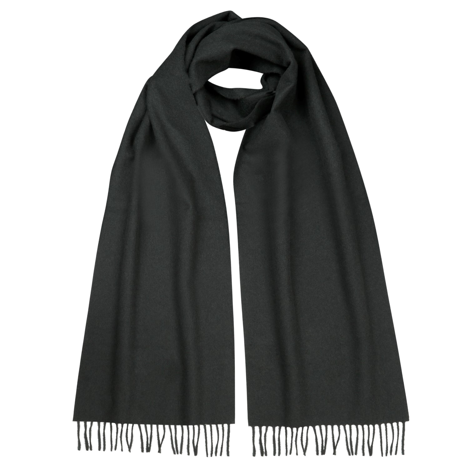 Pure Cashmere Scarves - Forest Green