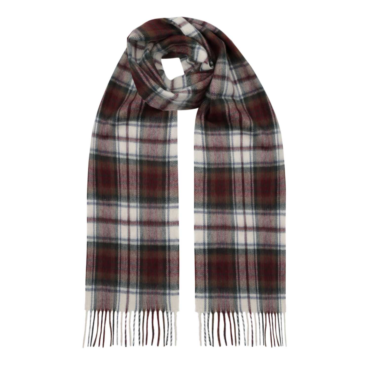 Tartan Cashmere Scarf Dress Macduff