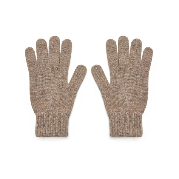 The Cashmere Choice - Otter Brown Cashmere Winter Gloves for Men