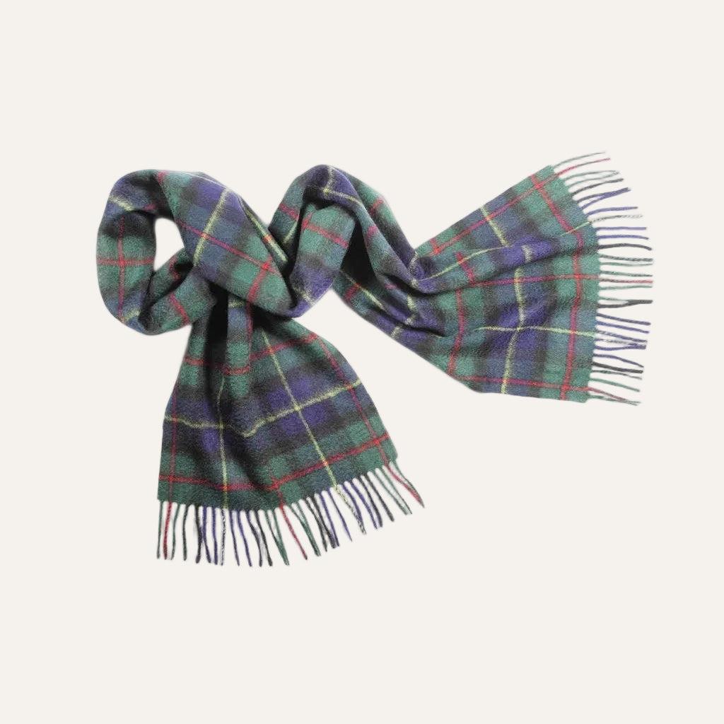 Macleod checked Cashmere Scarf
