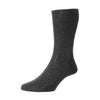 Mens Cashmere Socks UK | Calf Length Socks | Charcoal Grey