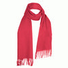 Cerise Pink Lambswool Scarf | buy at The Cashmere Choice | London