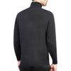 Mens Cashmere Roll Neck in black - back