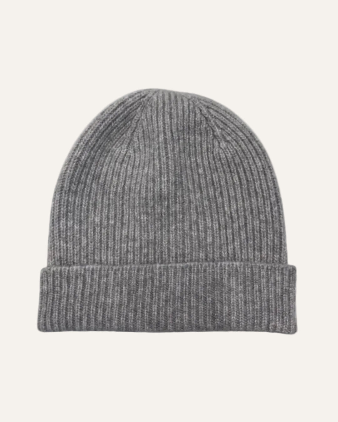 silver grey pure cashmere winter beanies for men and women Made in Scotland