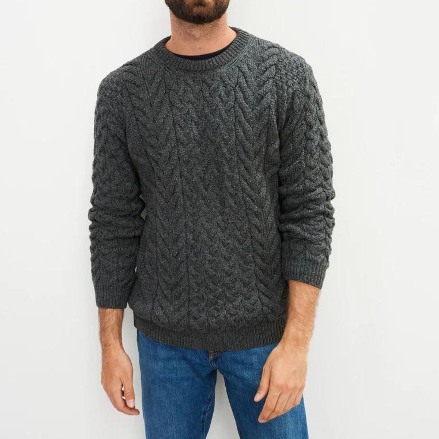 Aran Mills - Supersoft Merino Wool - Women and Mens Aran Sweater