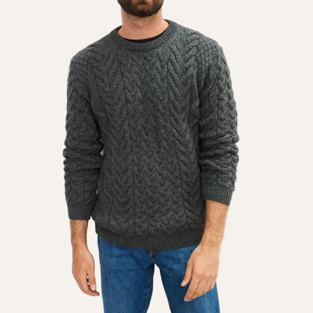 Aran Mills - Supersoft Merino Wool - Women and Mens Aran Sweater