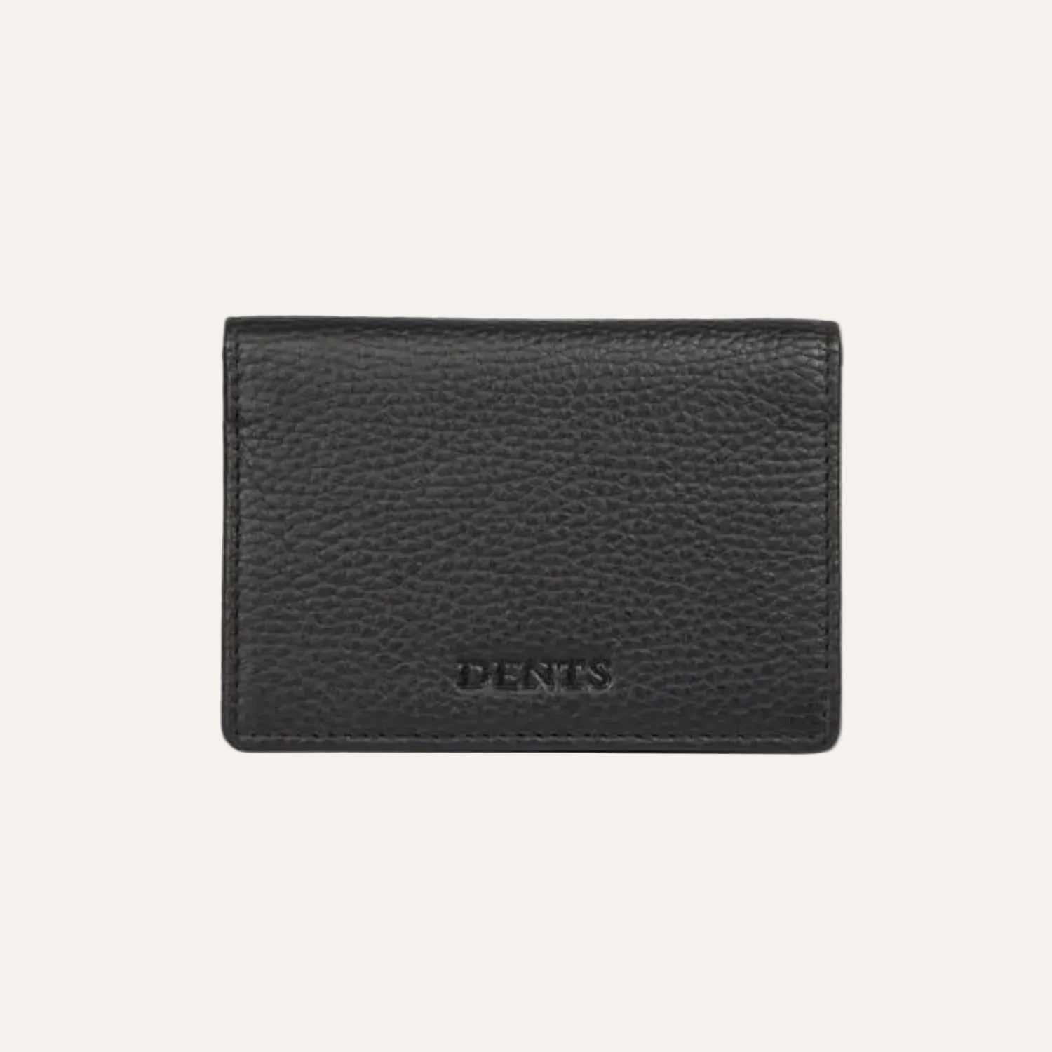 Pebble Grain Leather Card Holder | Dents | The Cashmere Choice