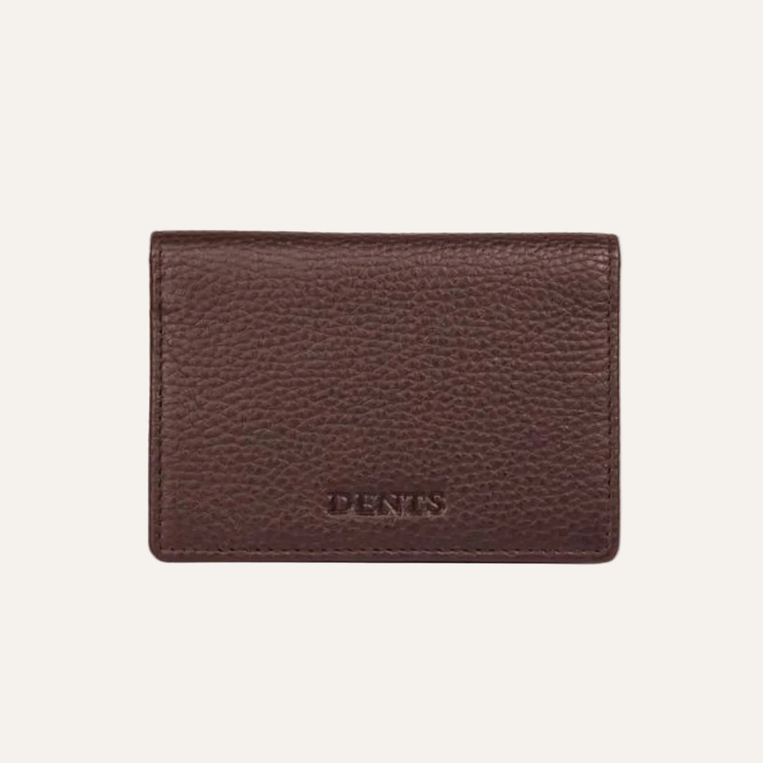Pebble Grain Leather Card Holder | Dents | The Cashmere Choice