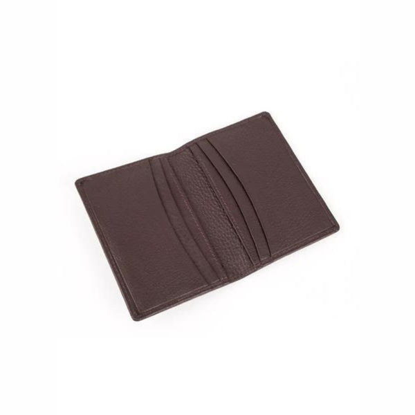 Pebble Grain Leather Card Holder | Dents | The Cashmere Choice