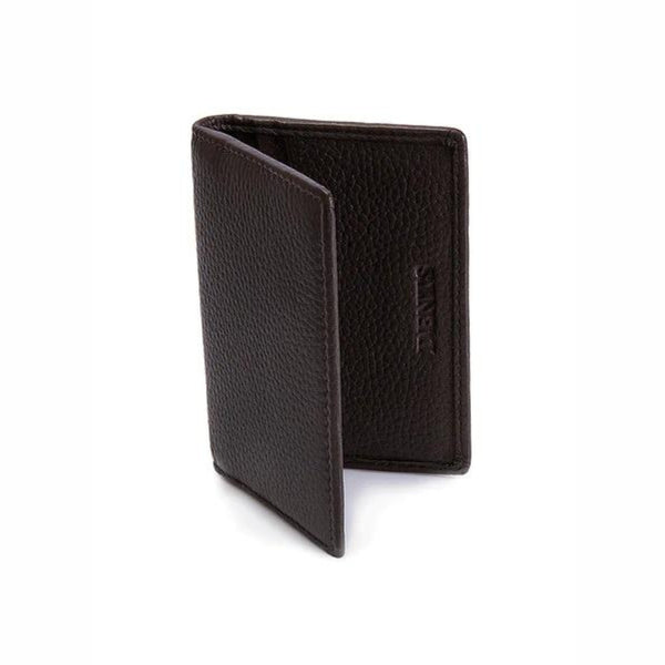 Pebble Grain Leather Card Holder | Dents | The Cashmere Choice