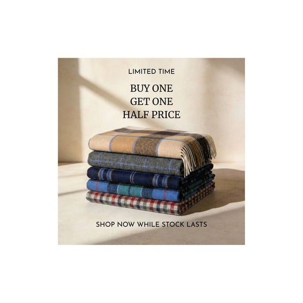 Cashmere Sale - Buy One, Get the Second Half Price
