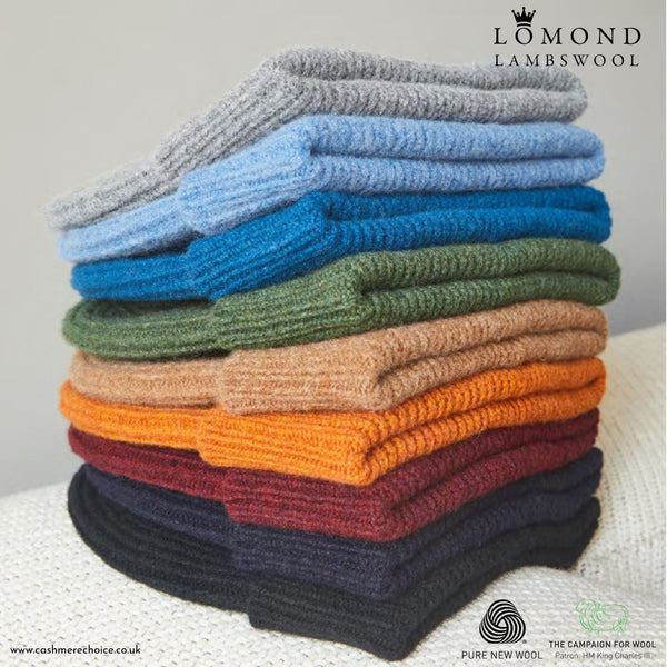 Pure Lambswool Beanie Hats and Scarves - Clyde