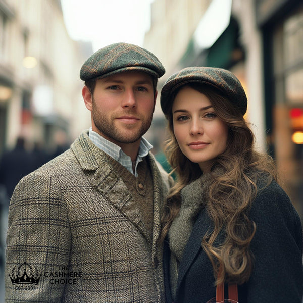 Shop for Donegal Tweed Flat Cap at The Cashmere Choice