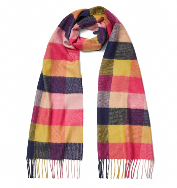 Checked scarves collection