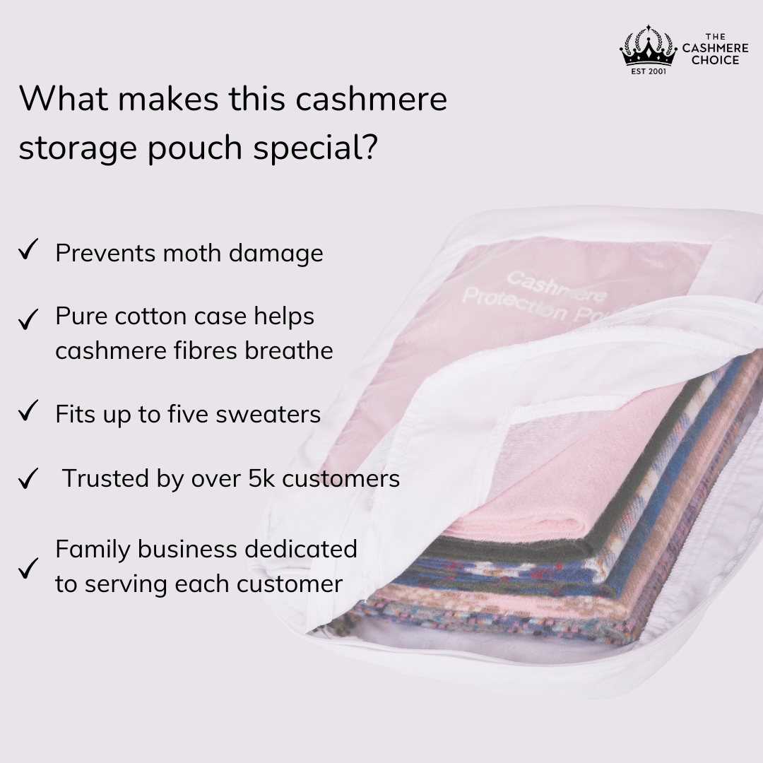 5 Moth Proof Storage Bags for Your Clothes | Pack of 5 Cotton Pouches
