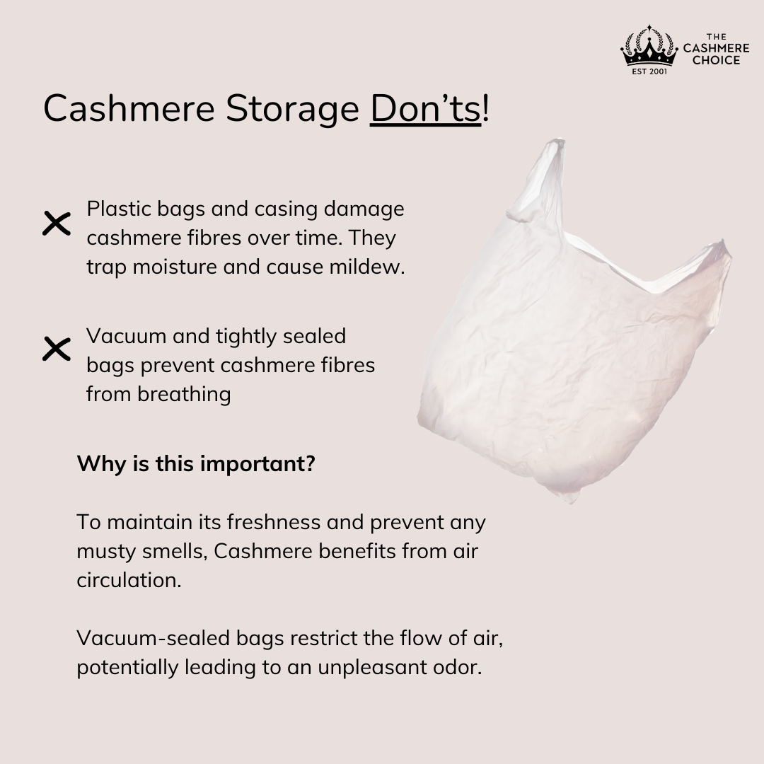 5 Cashmere Protection Pouches | Moth Proof Storage Bags for Your Clothes