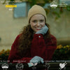 Christmas Gift - The Cashmere Choice - Women Cashmere Winter Gloves and Beanie Hat on Model 2