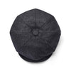 Grey 8-Piece Baker Boy Hat by City Sport , Birds Eye View