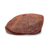 Donegal Tweed Baker Boy Hat by City Sport | Donegal Tweed Cap | Speckled Herringbone | Side View