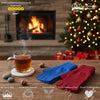 Fingerless Ladies Gloves - Half Finger Lambs Wool Gloves - Gift for Women