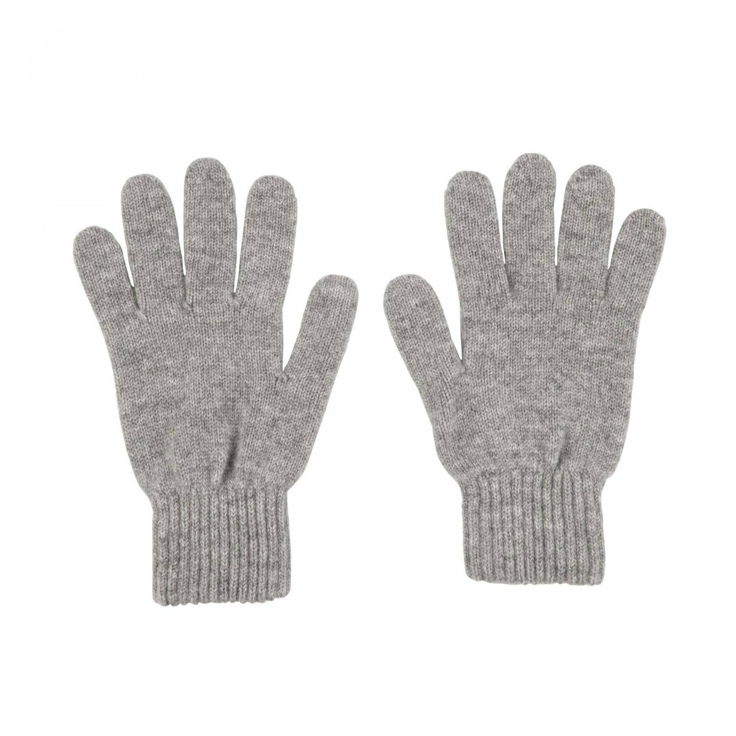 Silver Grey Cashmere Gloves | Made in Scotland | shop at The Cashmere Choice | London