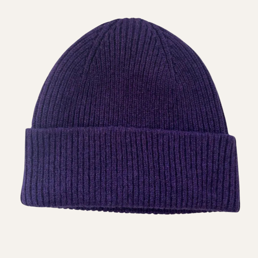 Ribbed Beanie | Wool Hat for Men and Women |  Clyde | Lomond Lambswool