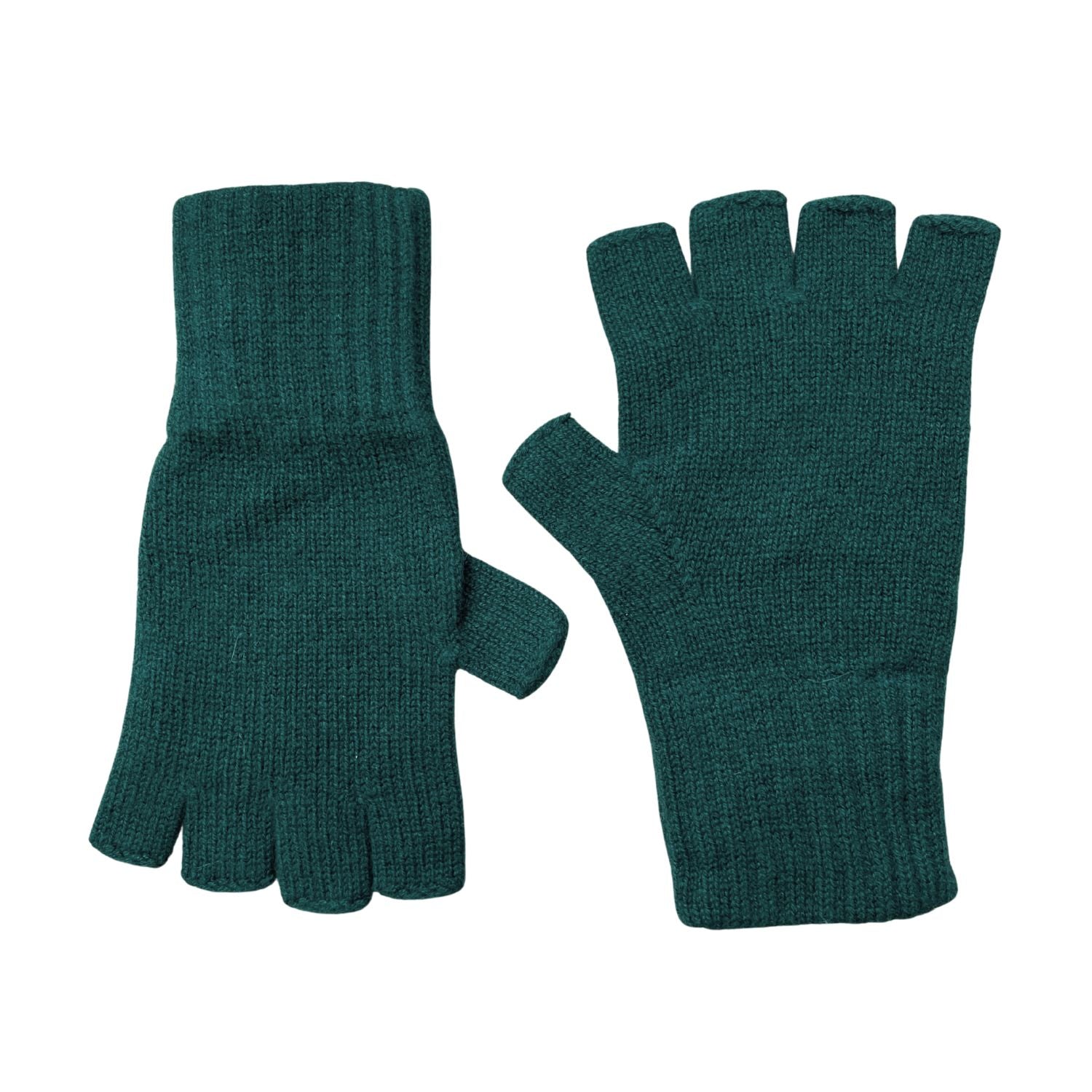 Pure Cashmere Gloves for Men and Women - Bottle Green