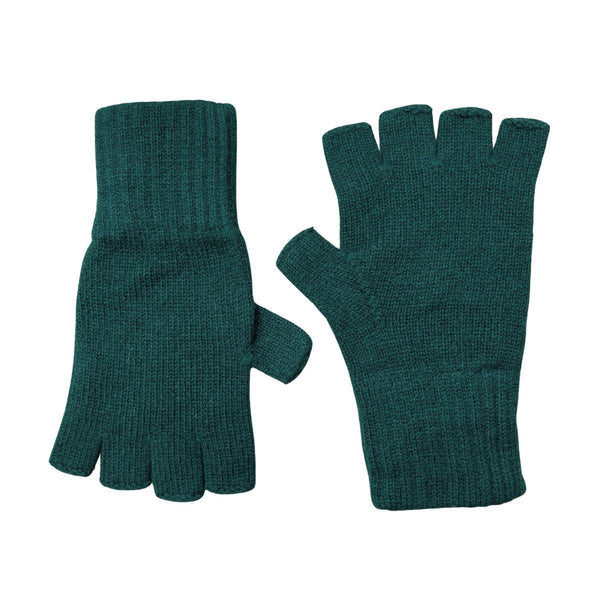 Pure Cashmere Gloves for Men and Women - Bottle Green